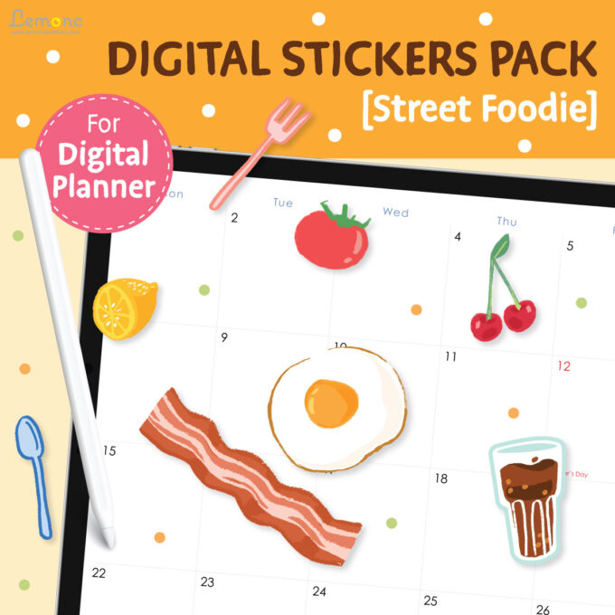 DP2124 Digital Stickers Pack – Street Foodie